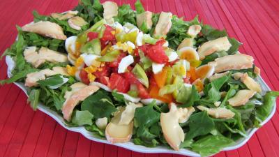 Cuisine diététique : Assiette de tétragone en salade