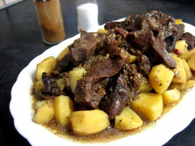 Recette Plat de coeur de veau aux morilles