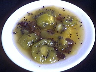 Image : recette Confiture de kiwis aux fruits secs