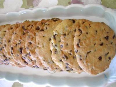 Image : recette Cookies croustillants aux pépites de chocolat
