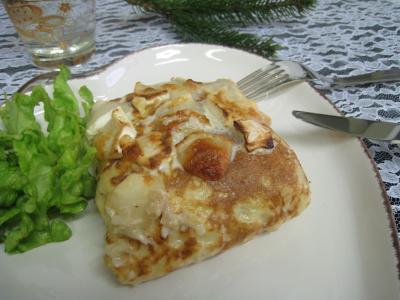 Fromages : Crêpes gratinées au chou-fleur et au chèvre