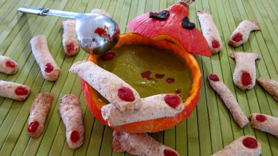Soupes & potages : Velouté de doigts de croque-morts pour halloween