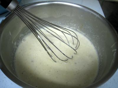Crumble aux haricots verts et sa crème d'ail - 9.1