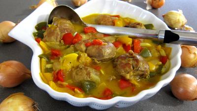 Cuisine diététique : Saladier de sot l'y laisse de dinde au colombo