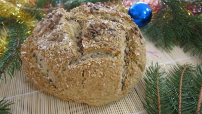Noël : Boule de pain au son d'avoine