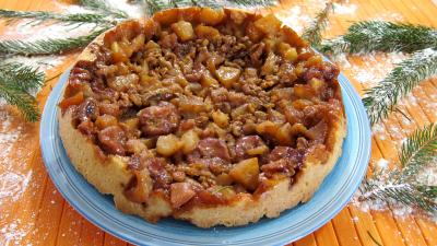 Noël : Tatin de pommes, poires, bananes