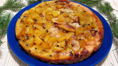 Cuisine antillaise : Tatin à l'ananas, fruit de la passion et bananes