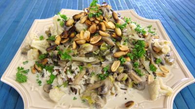 Image : recette Cacahuètes grillées et ses restes de légumes