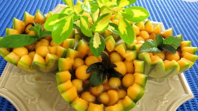 melon : Cocktail de melon au Porto