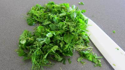 Fines herbes et légumes en velouté - 5.1
