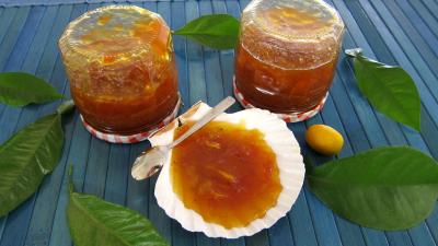Confitures : Pot de confiture de kumquat