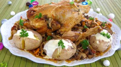 Recette Faisan au chou et aux carottes