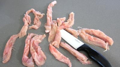 Fingers de poulet et ses galettes de laitue - 1.2
