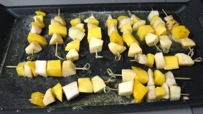 Pain perdu et ses brochettes de fruits à la plancha - 10.3