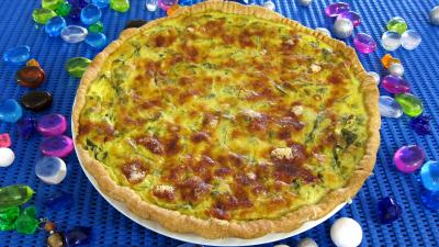 Cuisine diététique : Quiche au fromage nature et à la laitue