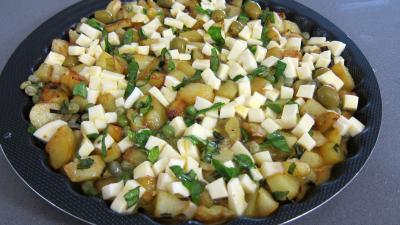 Frittata aux pommes de terre et petits pois - 8.2