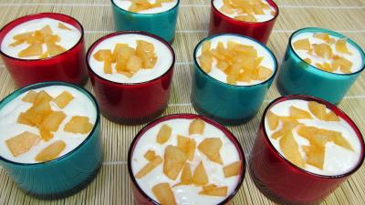 Image : Verrines de melon au fromage blanc