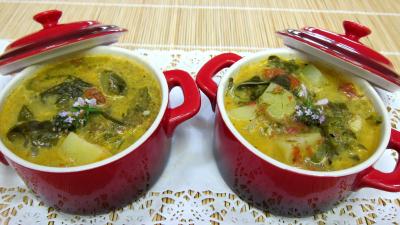 Cuisine diététique : Cassolettes de soupe à l'oseille