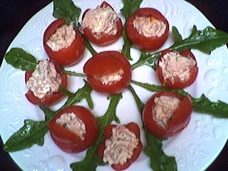 La cuisine des grand-mères : Assiette de tomates farcies