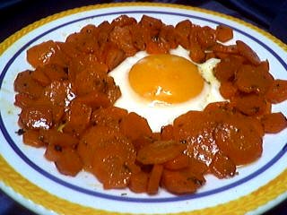 cumin : Assiette de carottes aux épices