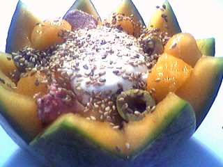 Recette Salade de melon aux graines de sésame