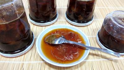 La cuisine des grand-mères : Coupelle de confiture de nashis à l'anis