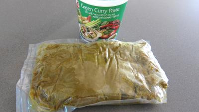 Photo : Pâte de curry verte