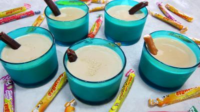 carambar : Verrines de crème anglaise aux carambars