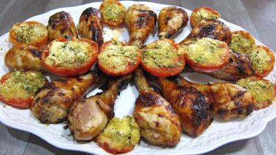 sauce soja : Assiette de manchons de poulet façon chinoise