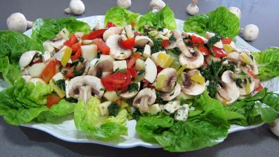 bette : Plat de bettes en salade