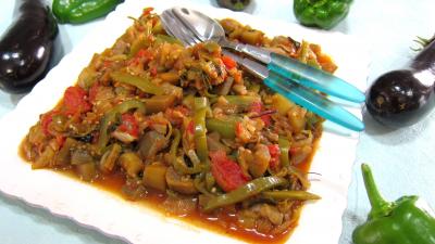 Légumes : Assiette d'aubergines à la mexicaine