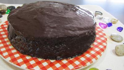Desserts : Assiette de cheese cake au chocolat bananes