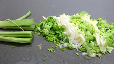 Brandade de gambas aux poireaux - 1.4
