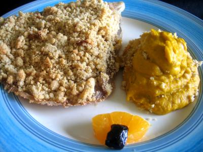 Image : Assiette de raie façon crumble