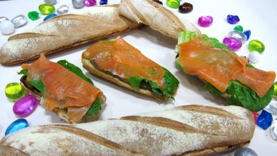 Image : Tartines de truite fumée
