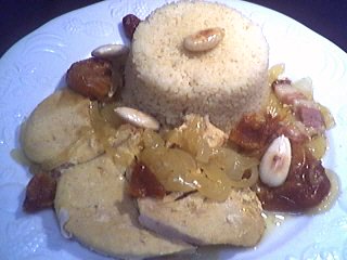 gingembre : Assiette de dinde aux amandes