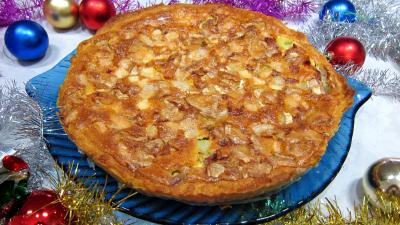 tarte salée : Tarte topinambours et poireaux
