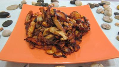 Cuisine chinoise : Assiette de restes de chapon à la chinoise