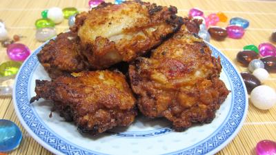 Cuisine chinoise : Assiette de cuisses de poulet à la chinoise