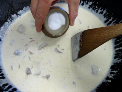 Sauté de porc au brie et aux cèpes - 12.3