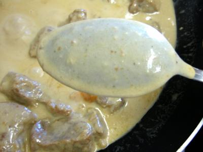 Sauté de porc au brie et aux cèpes - 14.3