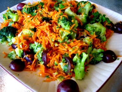 Image : recette Carottes à la mandarine et aux raisins