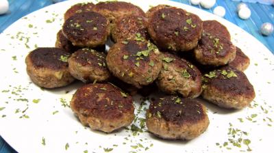 Image : Assiette de croquettes de boeuf