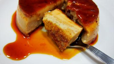 Cuisson au bain-marie : Petit flan aux pistaches
