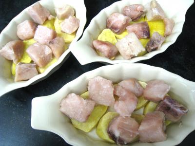 Espadon aux pommes de terre et aux noix - 7.2