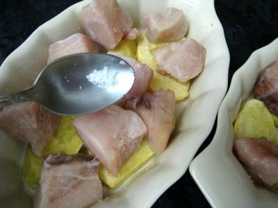 Espadon aux pommes de terre et aux noix - 7.3