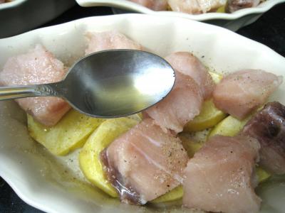 Espadon aux pommes de terre et aux noix - 8.1