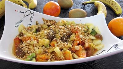 Image : recette Soupe d'ananas aux fruits et au cognac