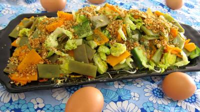 salades composées : Plat d'haricots plats en salade