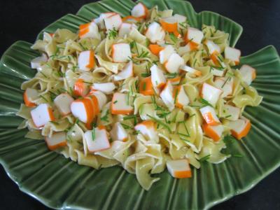 Image : recette Tagliatelles au surimi